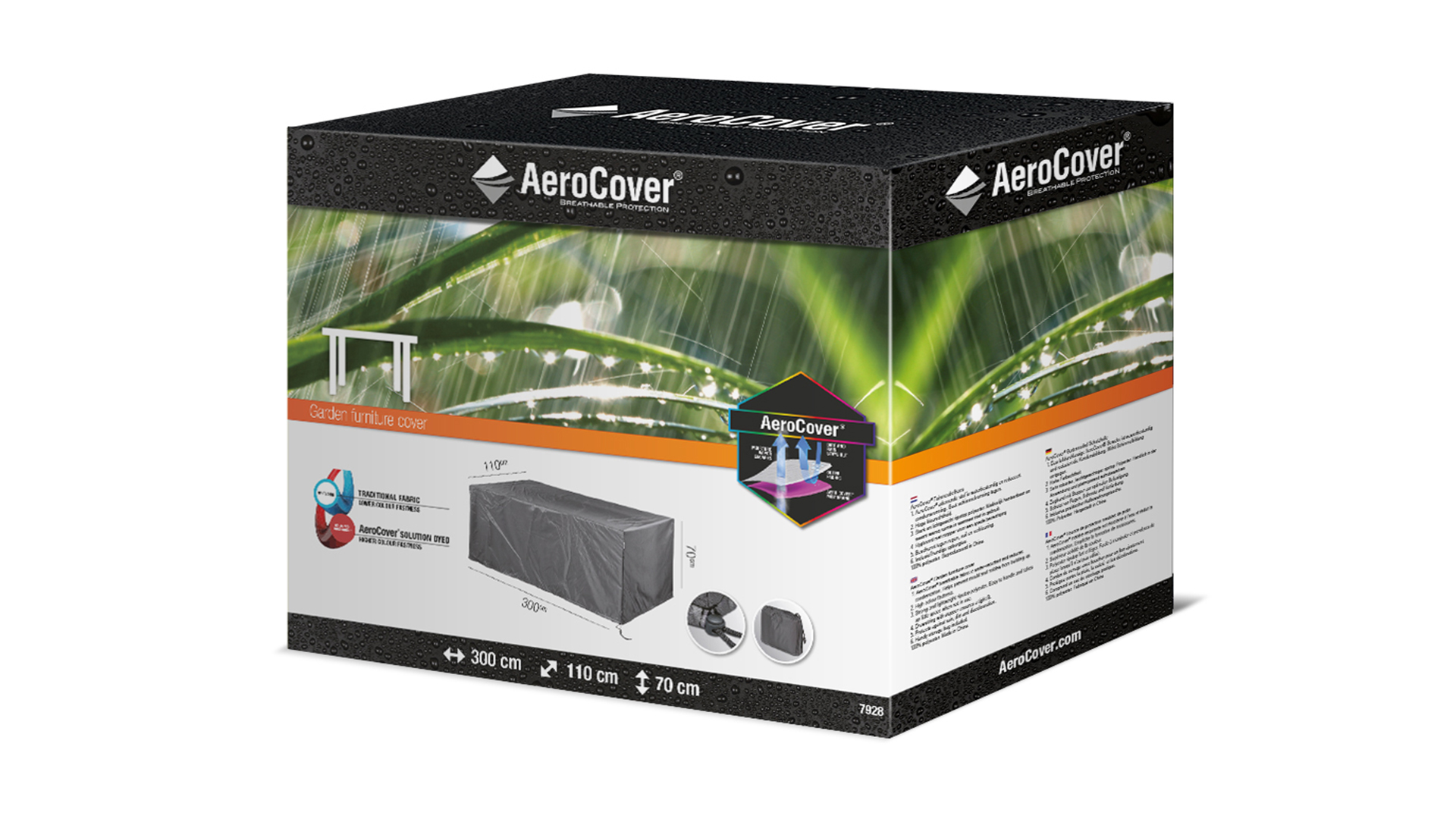 AeroCover Garden table cover 300x110xH70cm