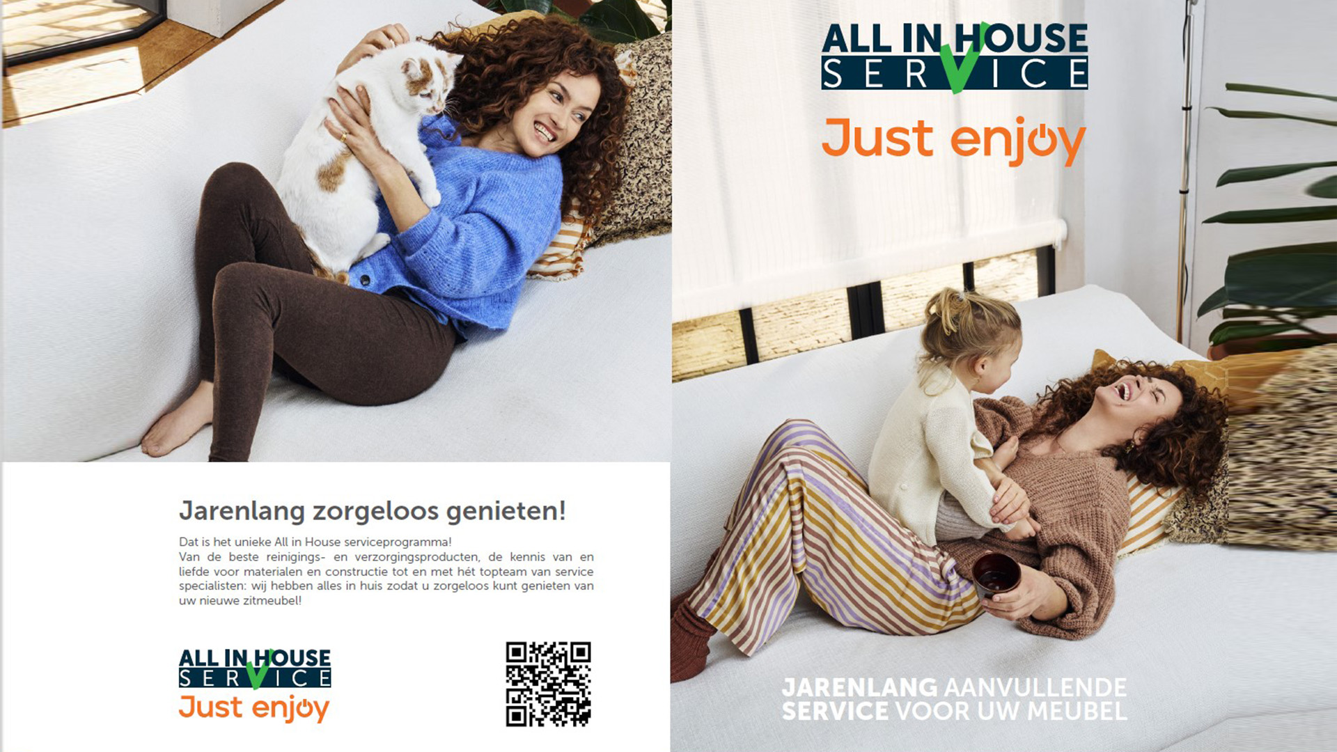 All in House Service 5 jaar Corner Sofa Textile Kit DHZ