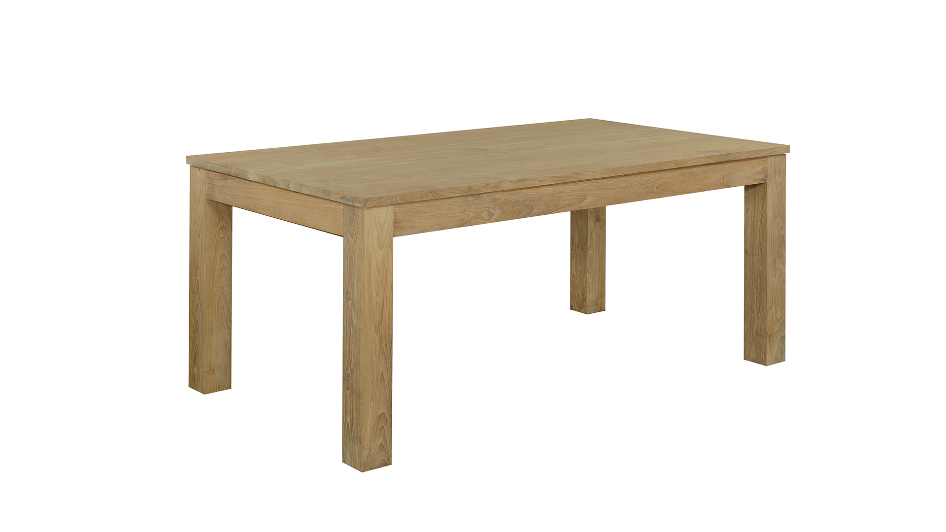 Teak Interior Table Extendable 180-280 x 100cm x H78cm Heavy Construction - HP