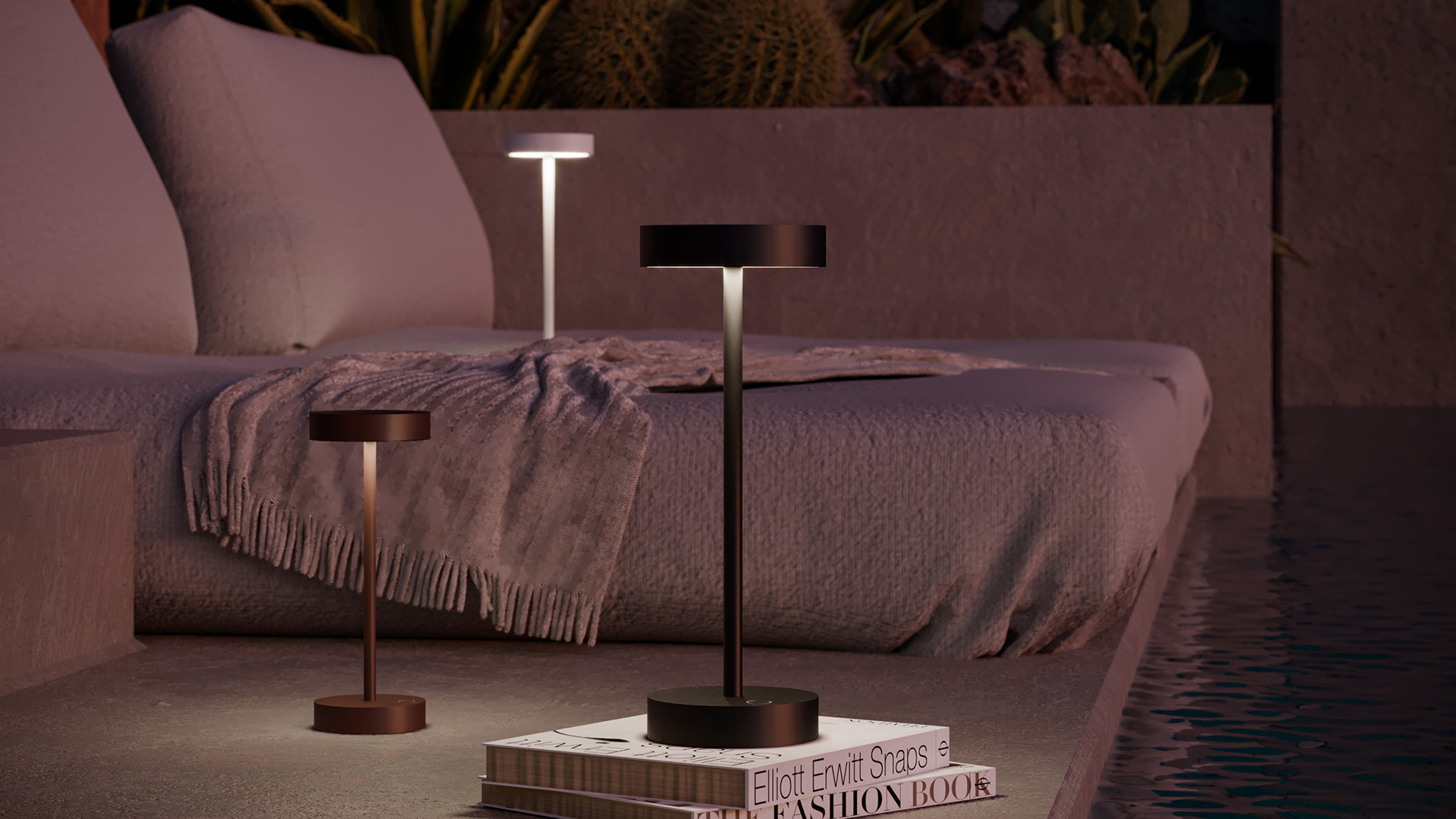 Lampe Design Qoozii Ibiza Noire - Sans Fil