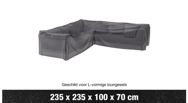 AeroCover Lounge set cover Corner set L-shape 235x235x100xH70cm