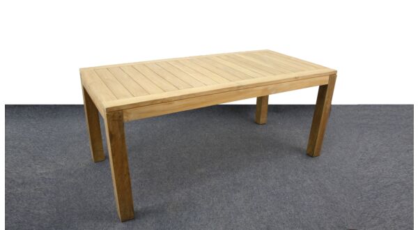Garden Table Fixed Rectangle Wide Slats 160 x 90cm - Limited Edition Diamond Collection