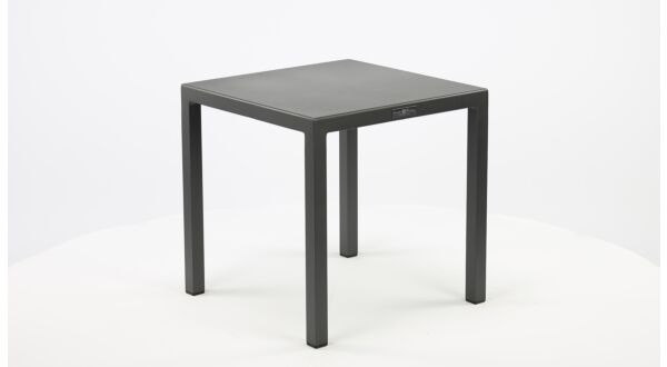 Alu Side Table Palma Charcoal Mat 45 x 45 x H45cm