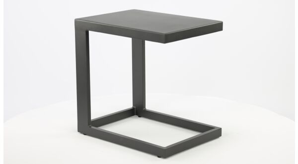 Alu Side Table Sion Charcoal Mat 55 x 40 x H55cm