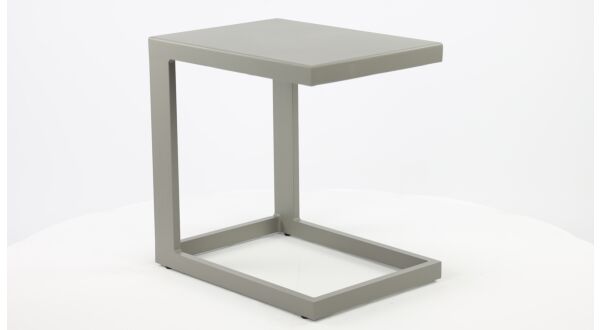 Alu Side Table Sion Warm Gray Mat 55 x 40 x H55cm
