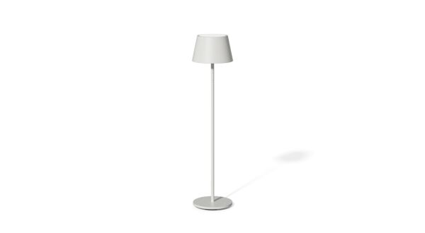 Qoozii Aruba White Floor Lamp - 3 Adjustable Heights - Wireless