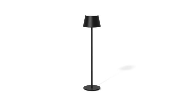 Qoozii Aruba Black Floor Lamp - 3 Adjustable Heights - Wireless